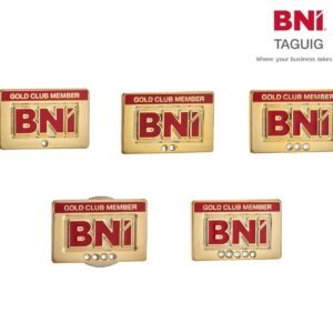 Gold Club Members Pin